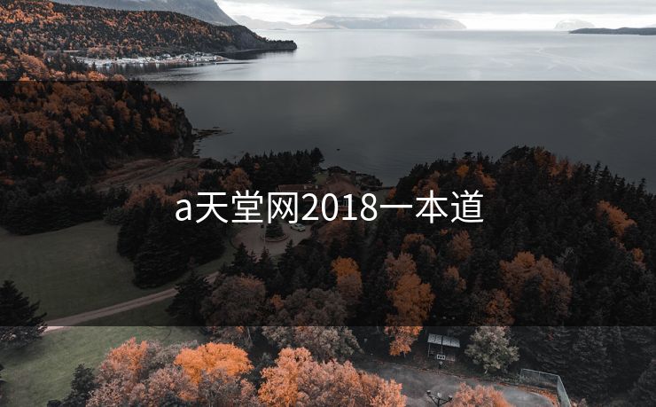 a天堂网2018一本道